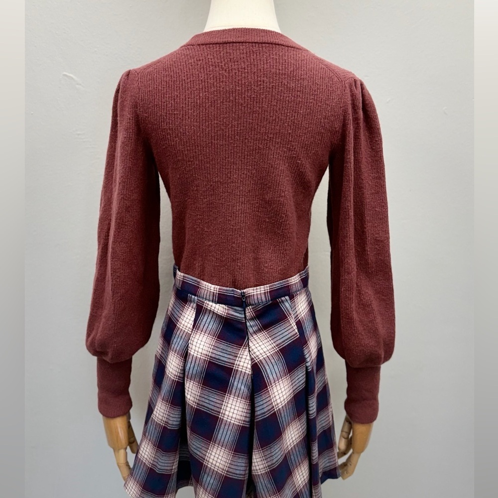 Madewell Women's Rich Red Crew Neck Sweater Size S - Picture 4 of 12